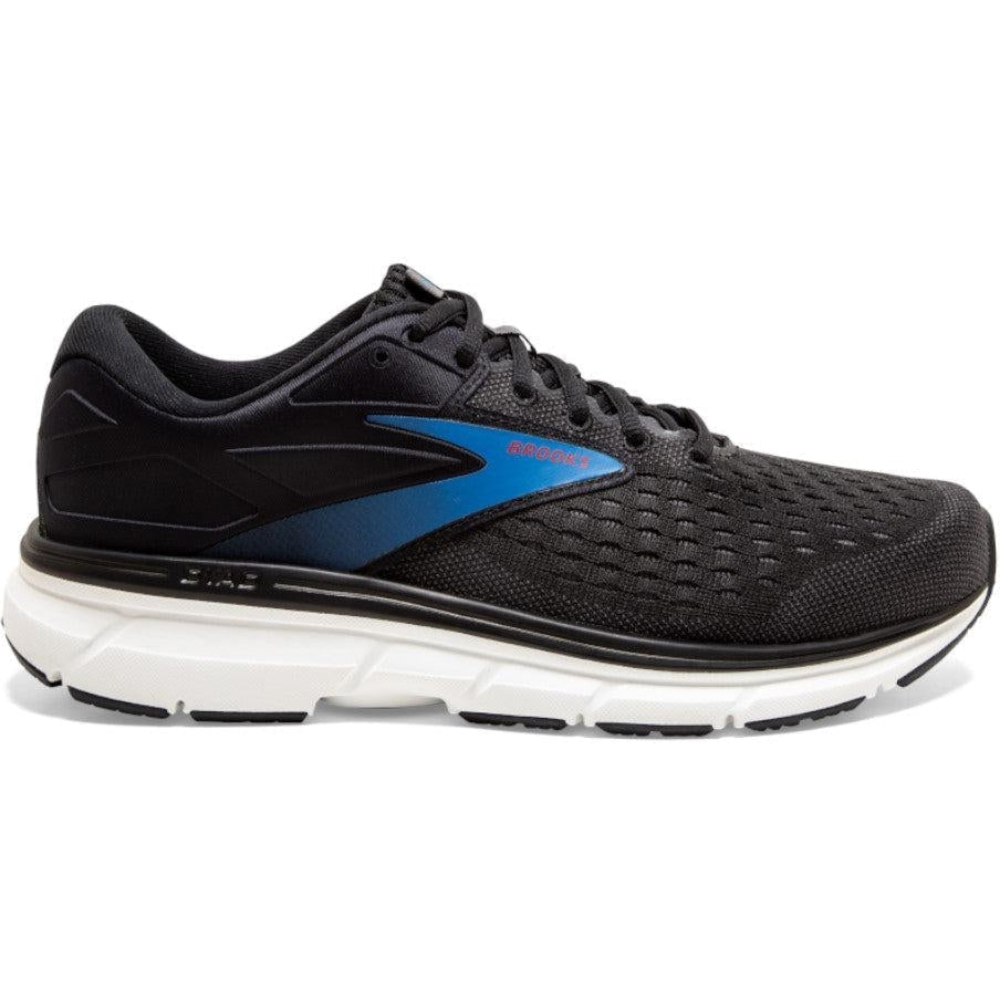 Men's Brooks Dyad 11, Black/Ebony/Blue, 9.5 2E Wide