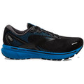 Men's Brooks Ghost 14, Black/Blackened Pearl/Blue, 7 D Medium