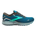 Men's Brooks Ghost 15, Moroccan Blue/Black/Spring Bud, 12 D Medium