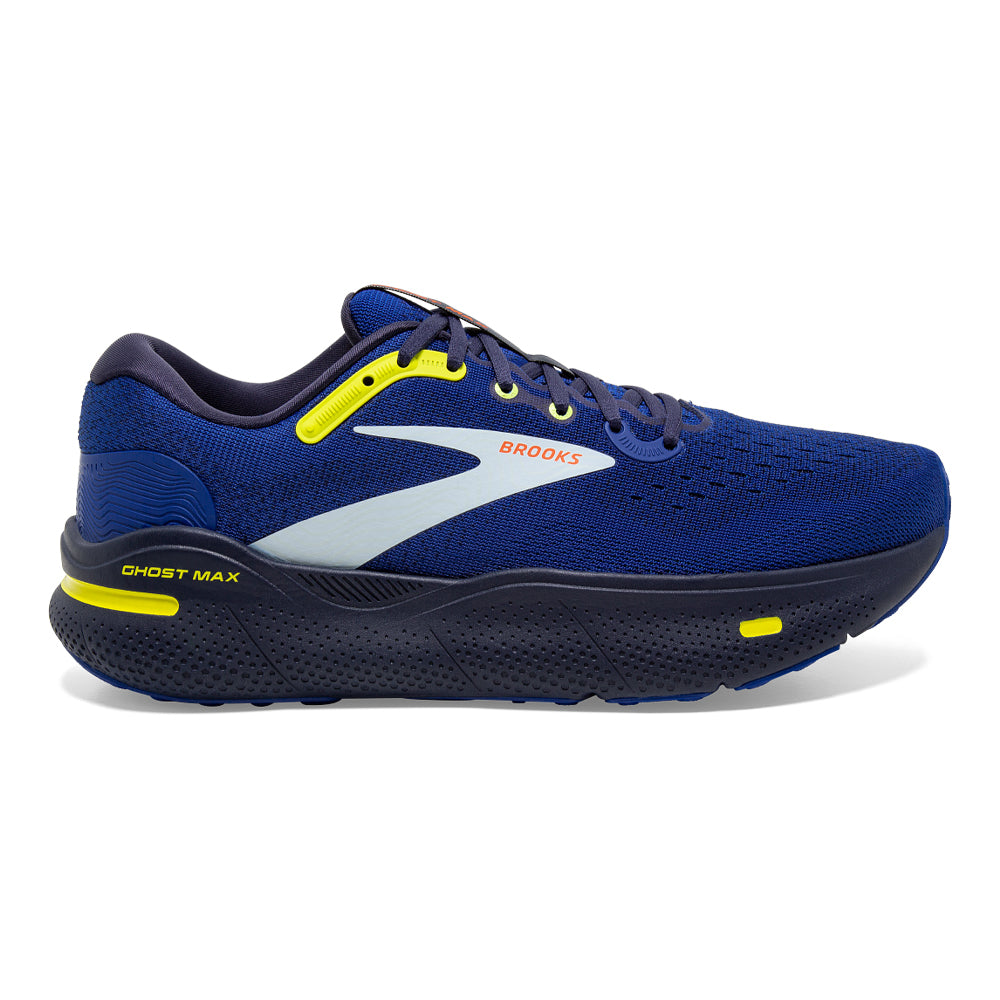 Men's Brooks Ghost Max, Surf The Web/Peacoat/Sulphur, 11 D Medium