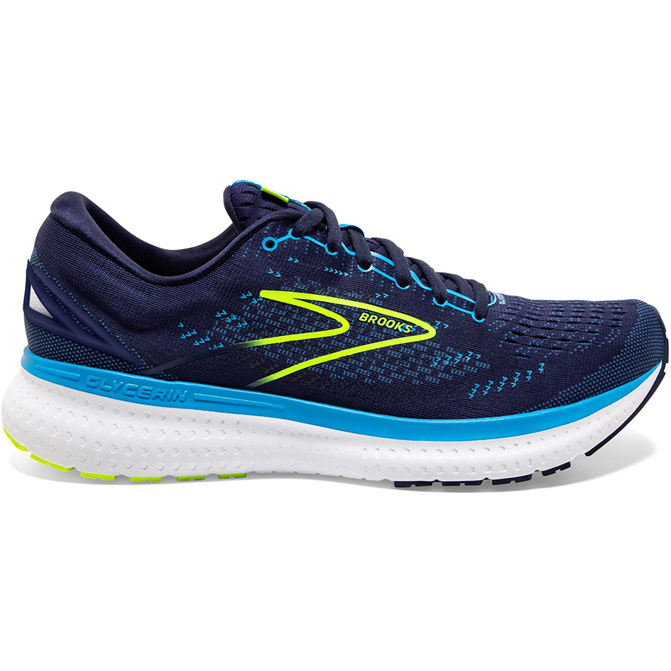 Men's Brooks Glycerin 19, Navy/Blue/Nightlife, 12.5 2E Wide