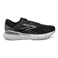 Men's Brooks Glycerin GTS 20, Black/White/Alloy, 9 D Medium