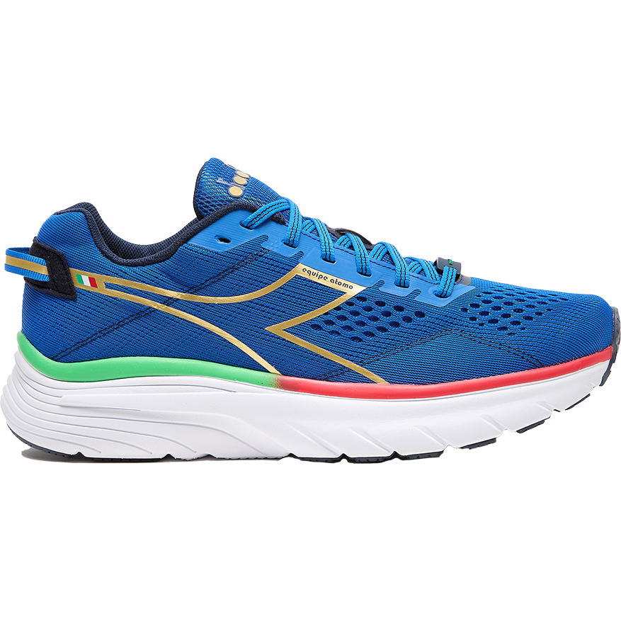 Men's Diadora Equipe Atomo, Royal Blue/Gold, 10.5 D Medium