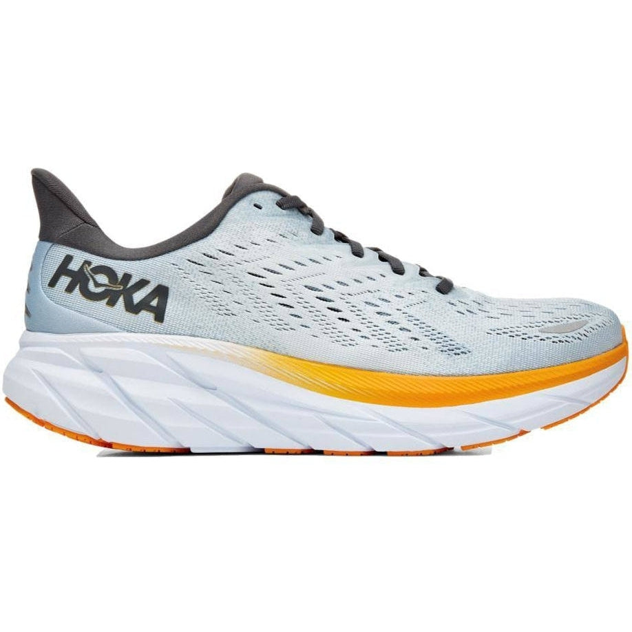 Men's Hoka One One Clifton 8, Blue Fog/Plein Air, 9.5 D Medium