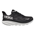 Men's Hoka One One Clifton 9, Black/White, 8.5 2E Wide