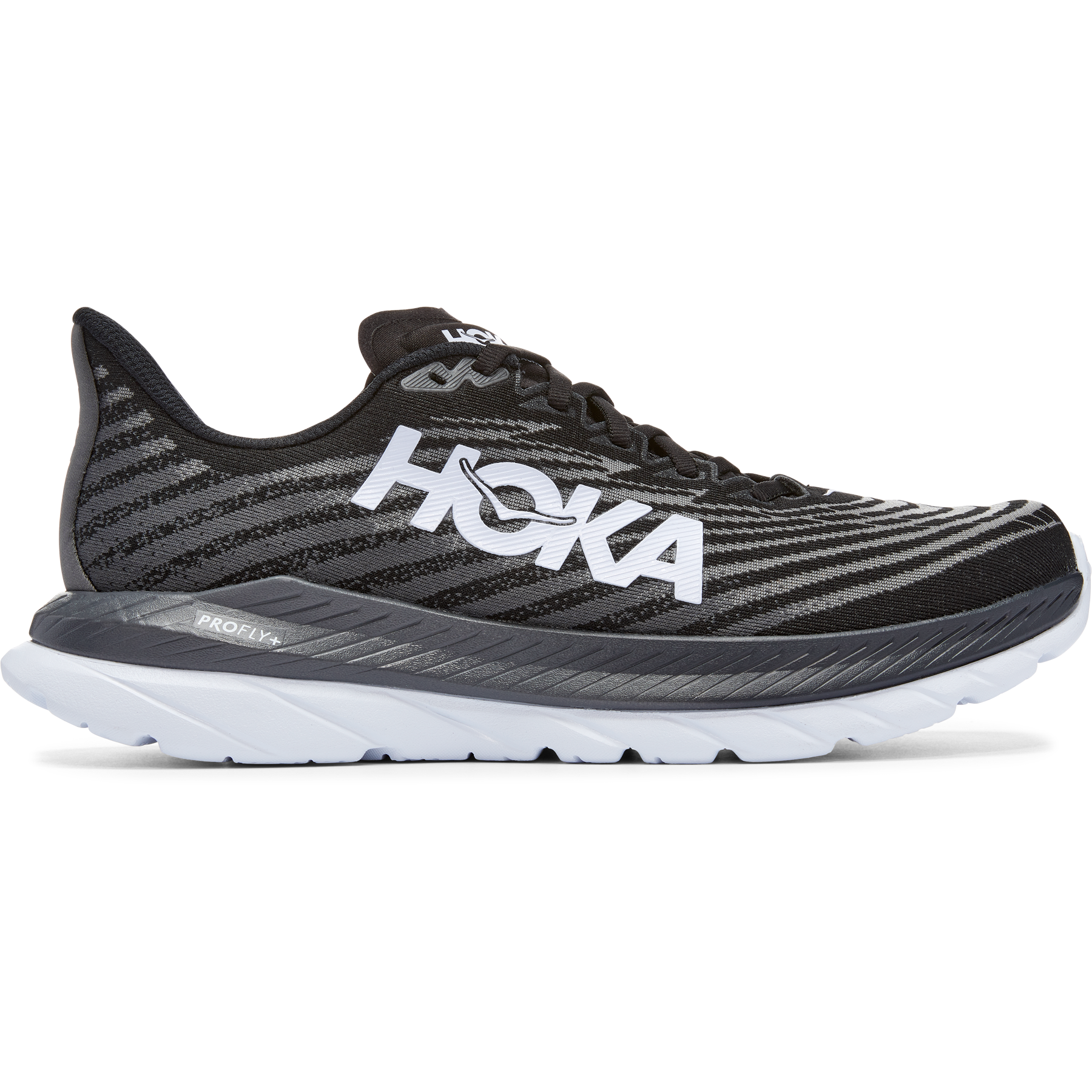 Men's Hoka One One Mach 5, Black/Castlerock, 12.5 D Medium