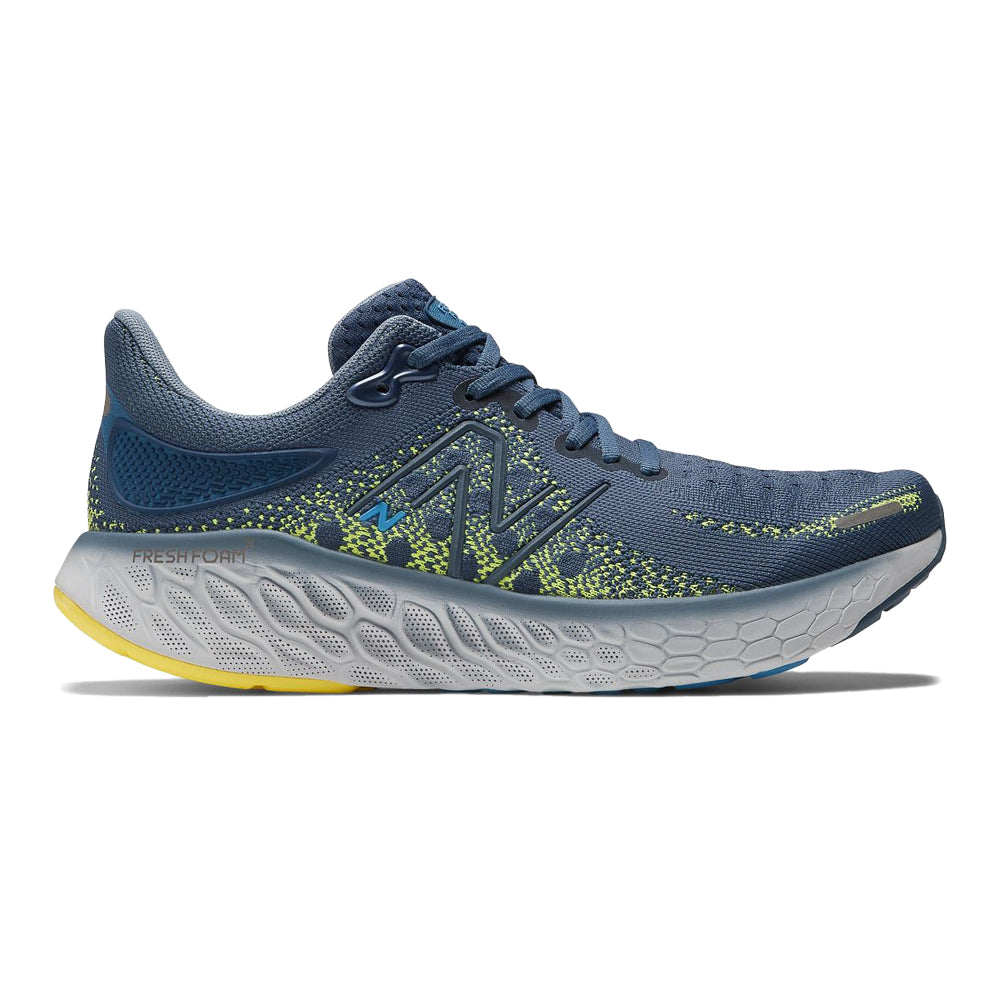Men's New Balance Fresh Foam X 1080v12, Vintage Indigo/Cosmic Pineapple, 10.5 D Medium