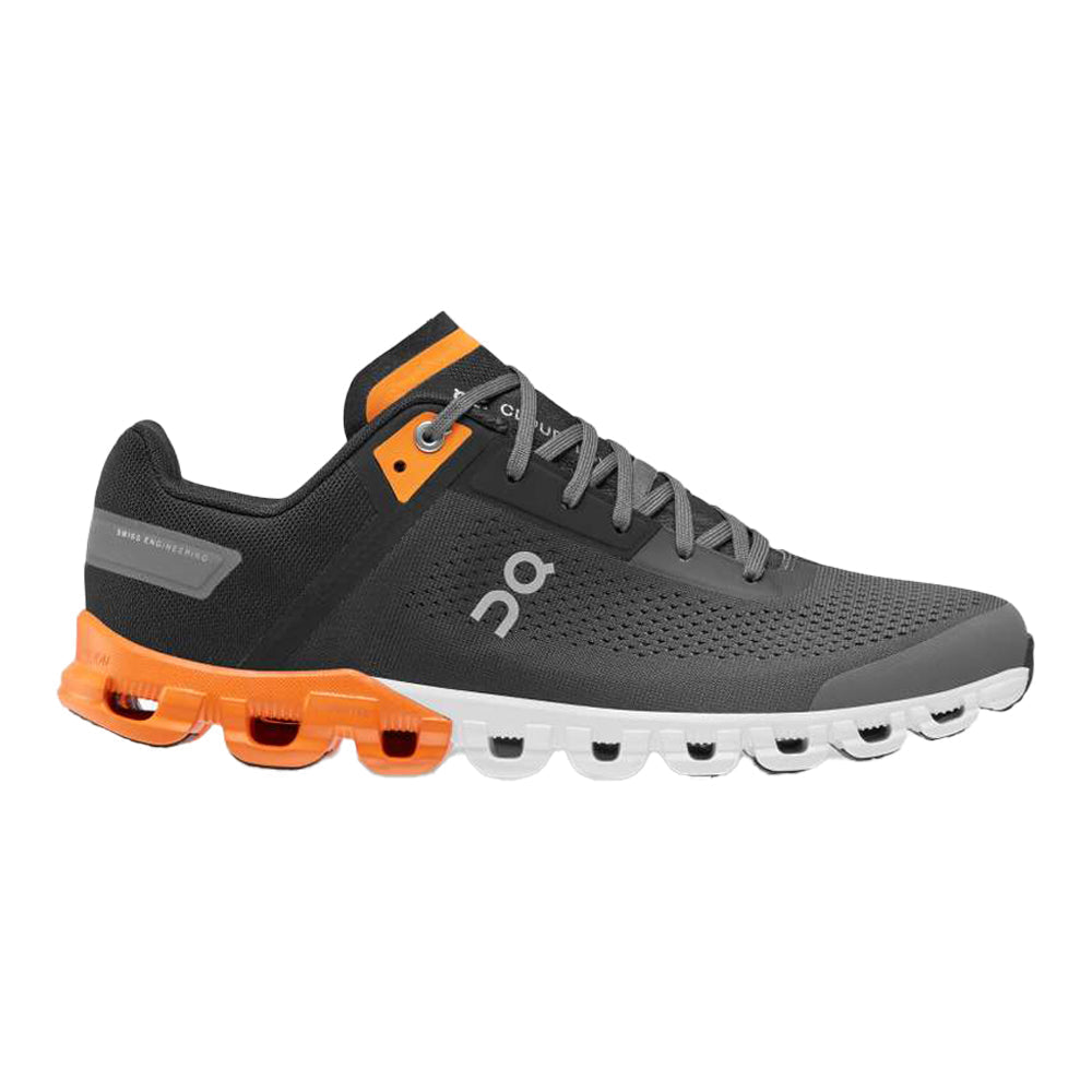 Men's On Cloudflow, Black / Turmeric, 10.5 D Medium