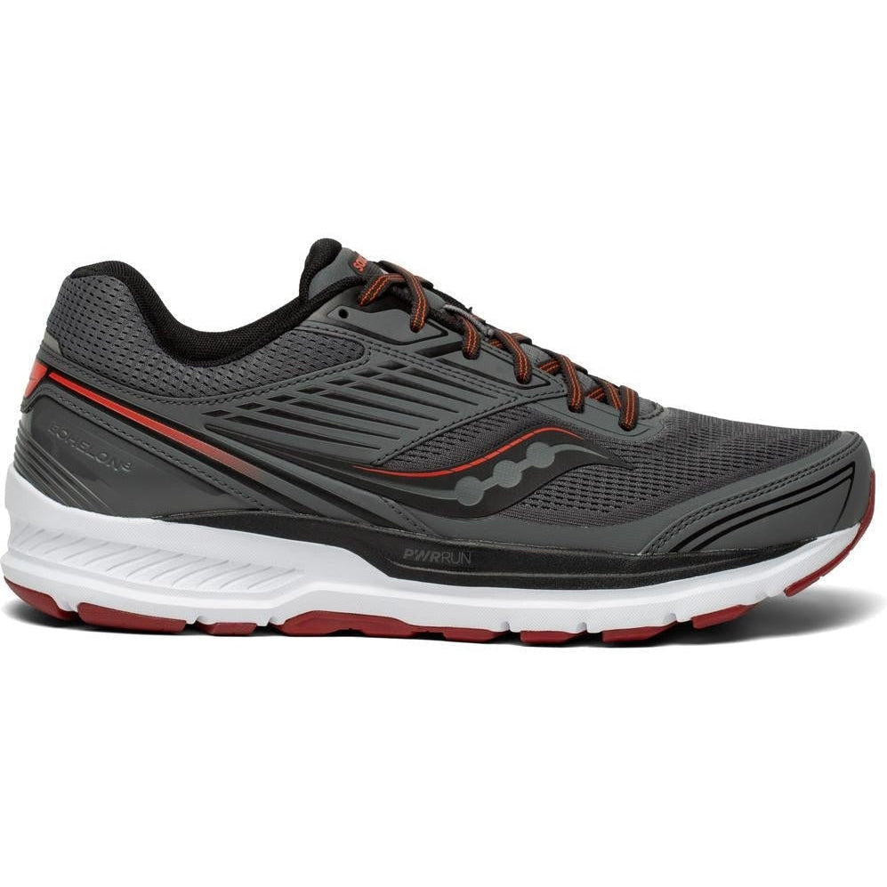 Men's Saucony Echelon 8, Shadow/Mulberry, 11.5 D Medium