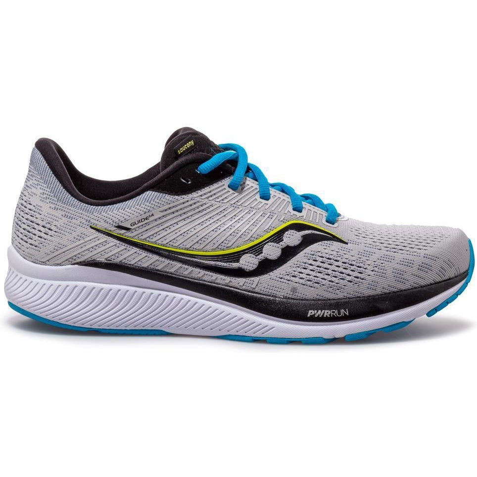 Men's Saucony Guide 14, Alloy/Cobalt, 12 2E Wide