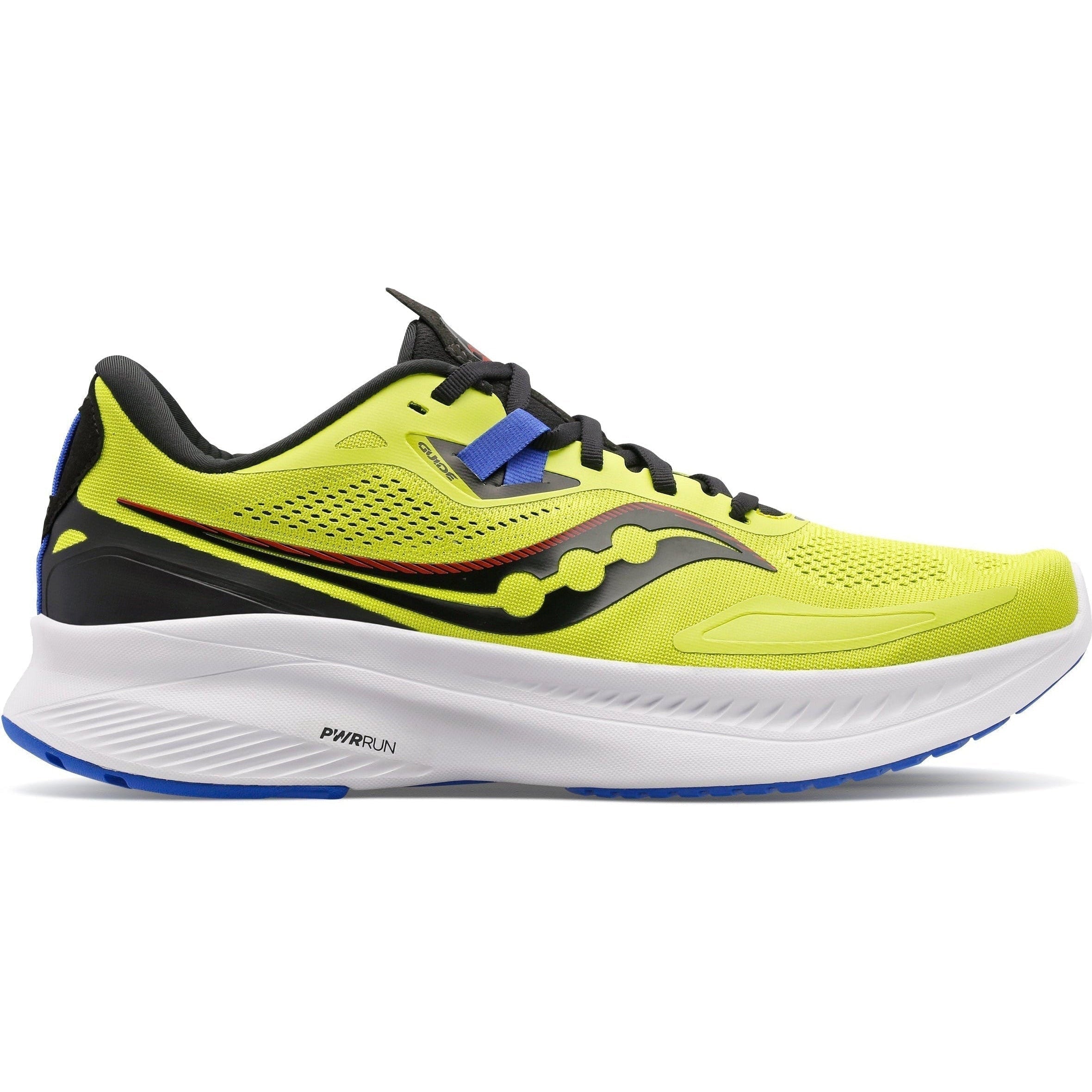 Men's Saucony Guide 15, ACID/BLUE RAZ, 11 D Medium