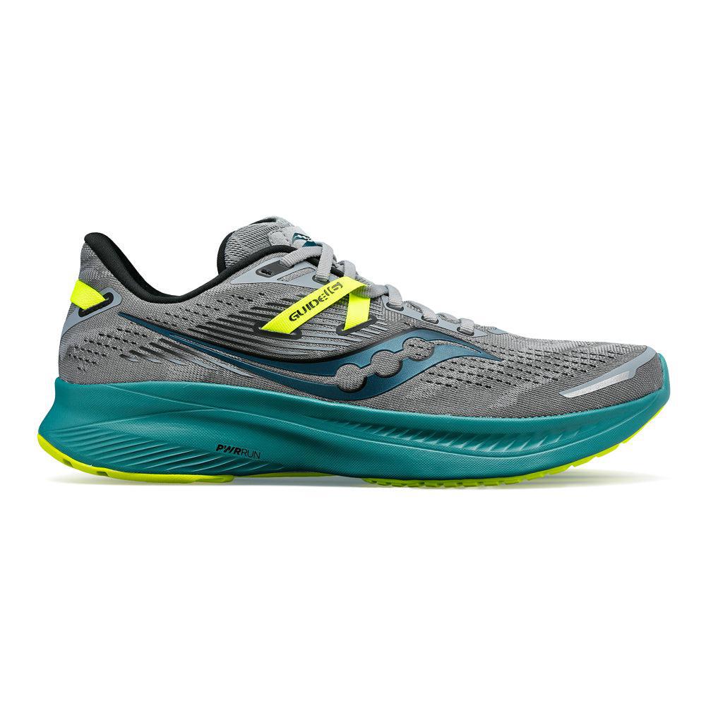 Men's Saucony Guide 16, Fossil/Moss, 10.5 2E Wide
