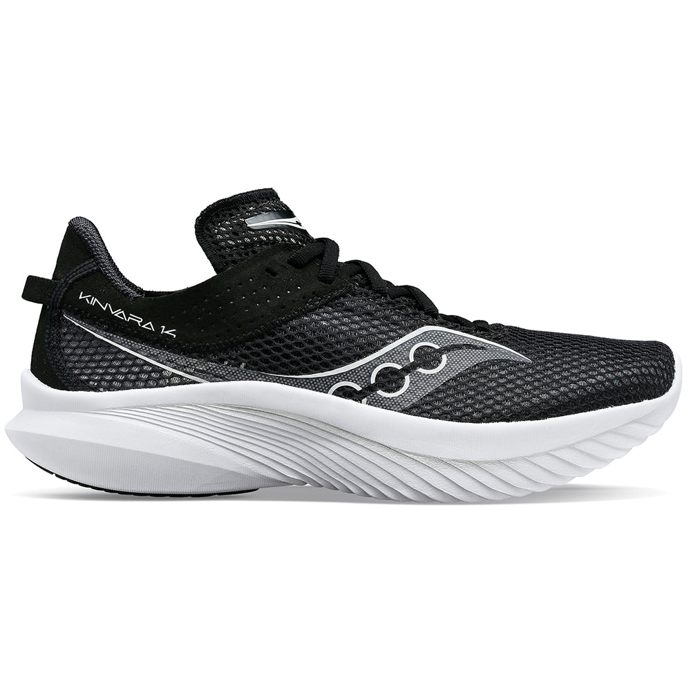Men's Saucony Kinvara 14, Black/White, 11.5 D Medium