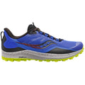 Men's Saucony Peregrine 12, Blue Raz/Acid, 10.5 D Medium