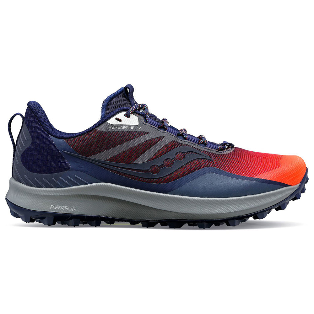 Men's Saucony Peregrine 12, Night/Lite, 10.5 D Medium