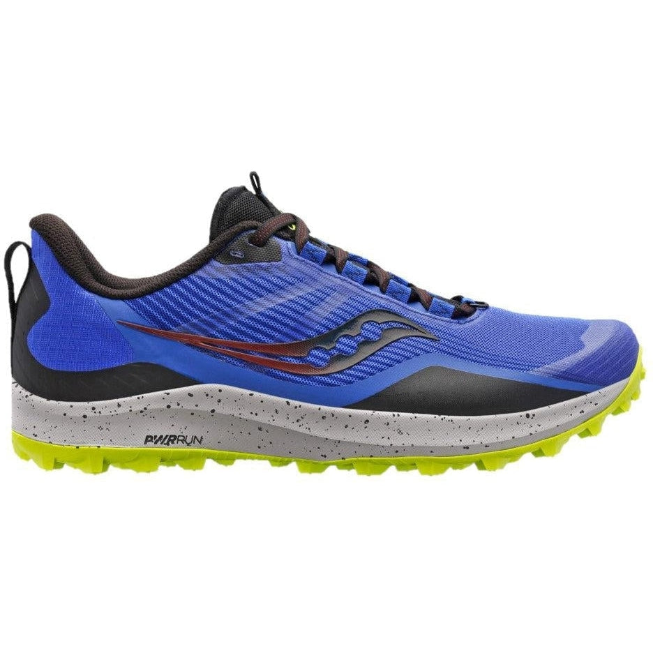 Men's Saucony Peregrine 12, Blue Raz/Acid, 11 D Medium