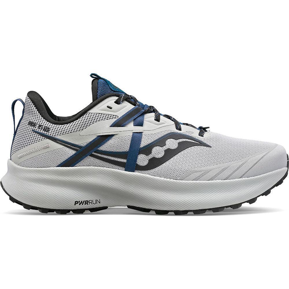 Men's Saucony Ride 15 TR, Fog/Twilight, 10.5 D Medium