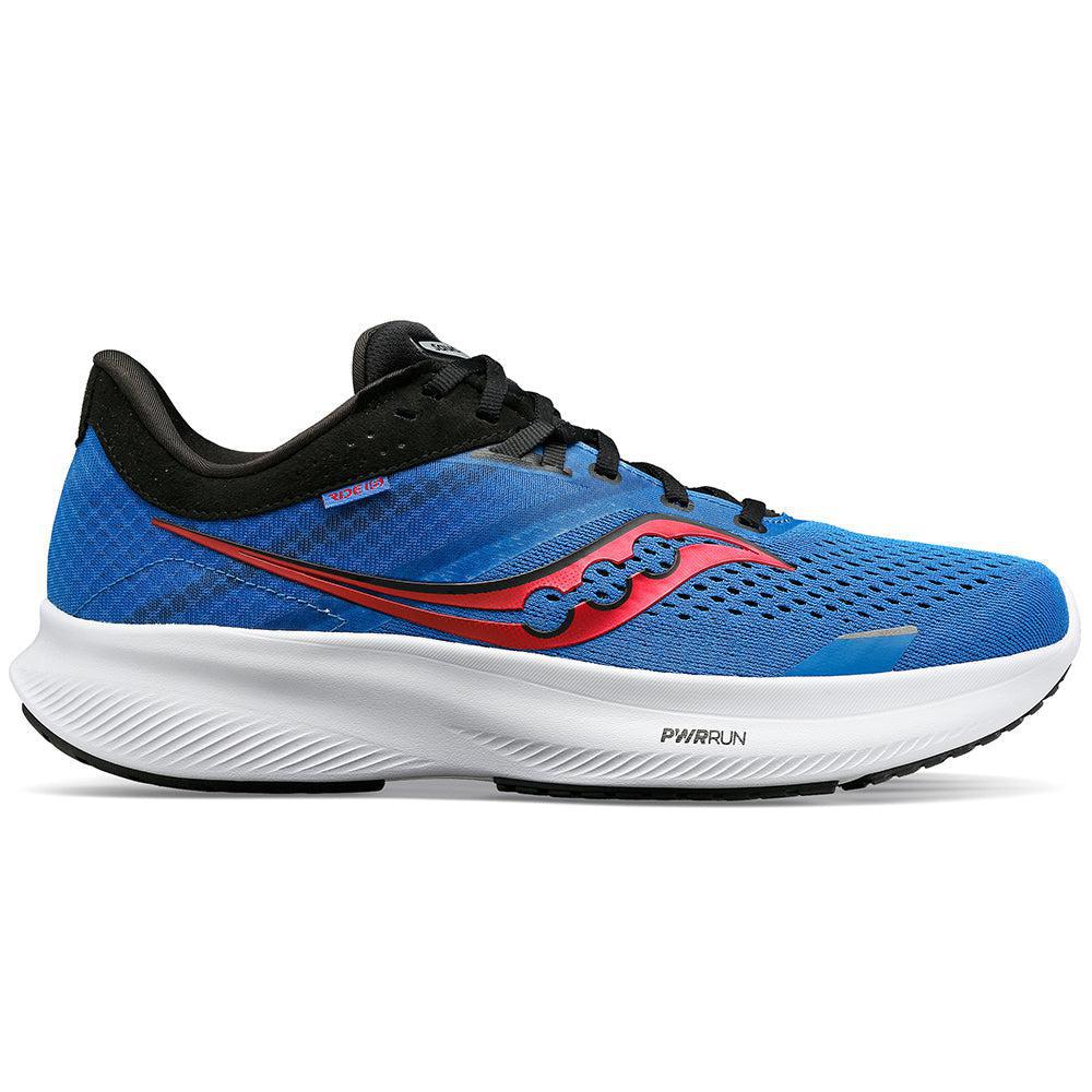 Men's Saucony Ride 16, Hydro/Black, 9.5 D Medium