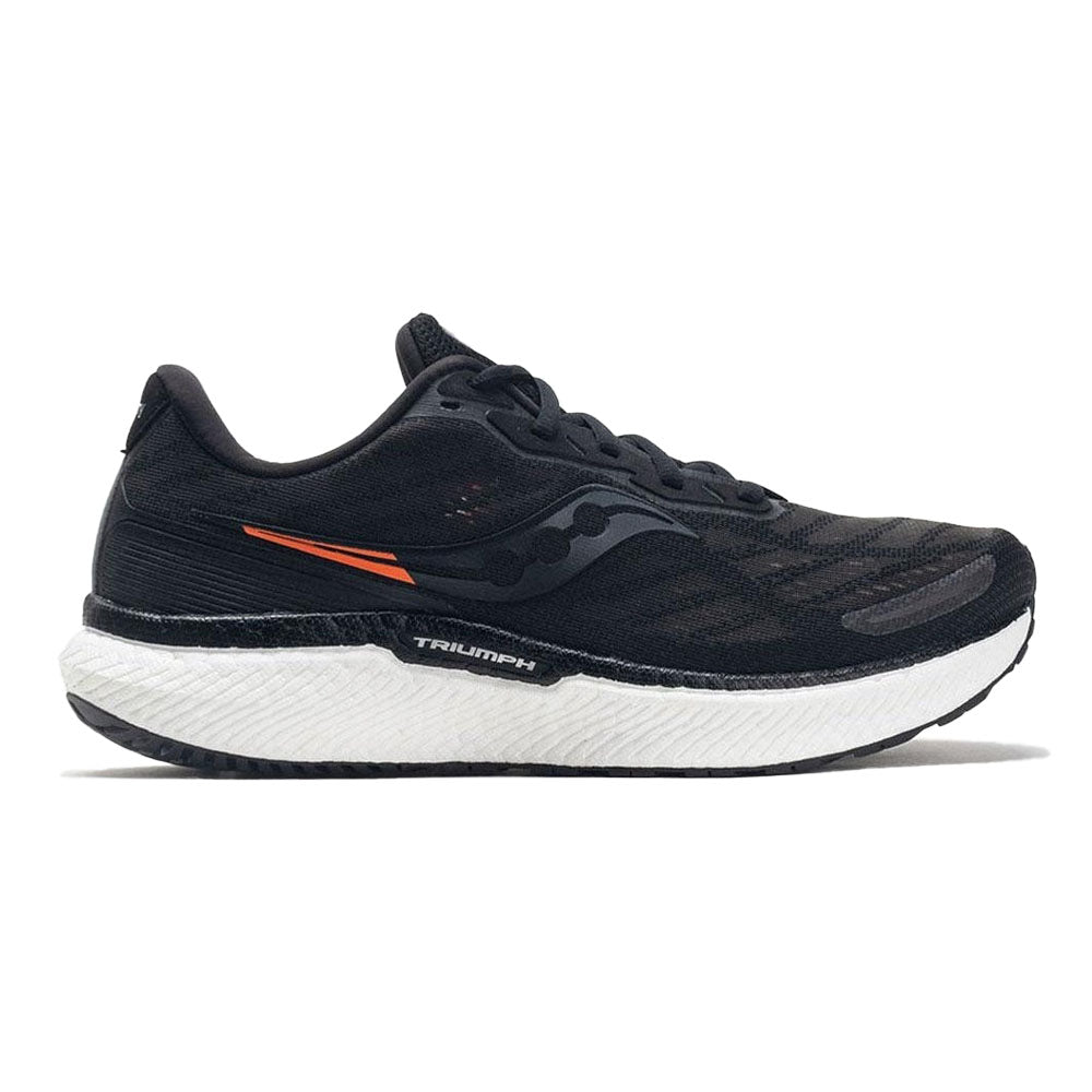 Men's Saucony Triumph 19, Black/White, 8.5 D Medium