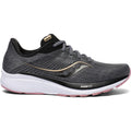 Women's Saucony Guide 14, Charcoal/Rose, 8 D Wide