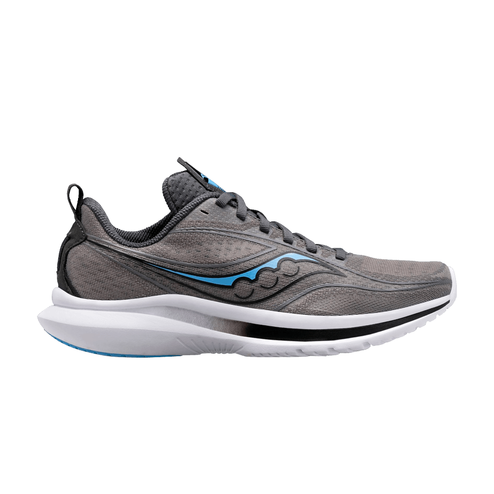 Women's Saucony Kinvara 13, Charcoal/Jewel, 7.5 B Medium