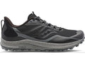 Women's Saucony Peregrine 12, Black/Charcoal, 7 D Wide