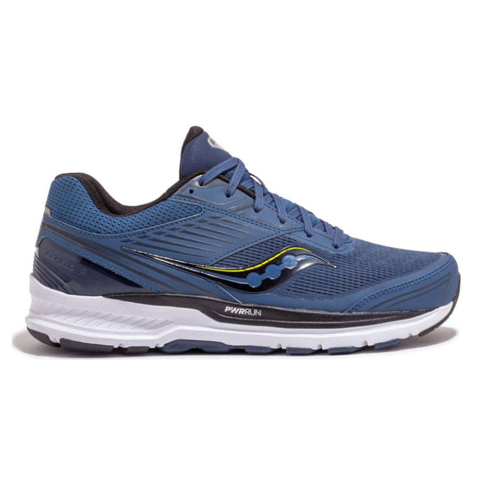 Men's Saucony Echelon 8, Storm/Black, 8.5 D Medium