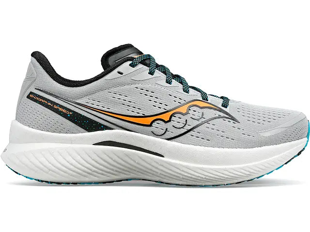 Men's Saucony Endorphin Speed 3, Concrete/Vizi, 12 D Medium