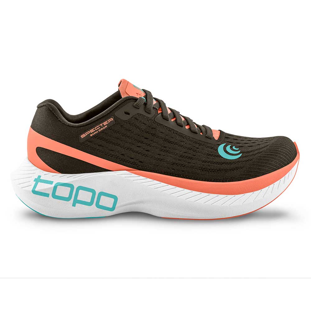 Women's Topo Athletic Specter, Espresso/Peach, 11 B Medium
