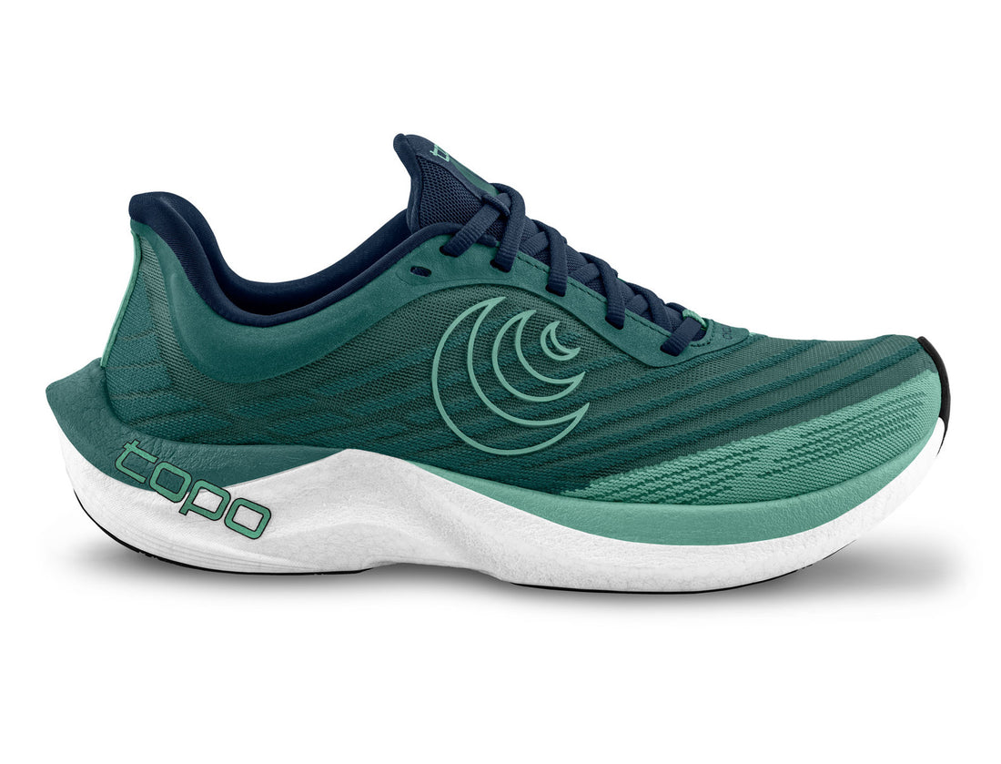 Women's Topo Athletic Cyclone 2, Ocean/Mint, 6.5 B Medium