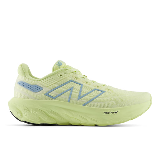 Women's New Balance Fresh Foam X 1080v13, Limelight/Chrome Blue/Silver Metallic, 9 B Medium