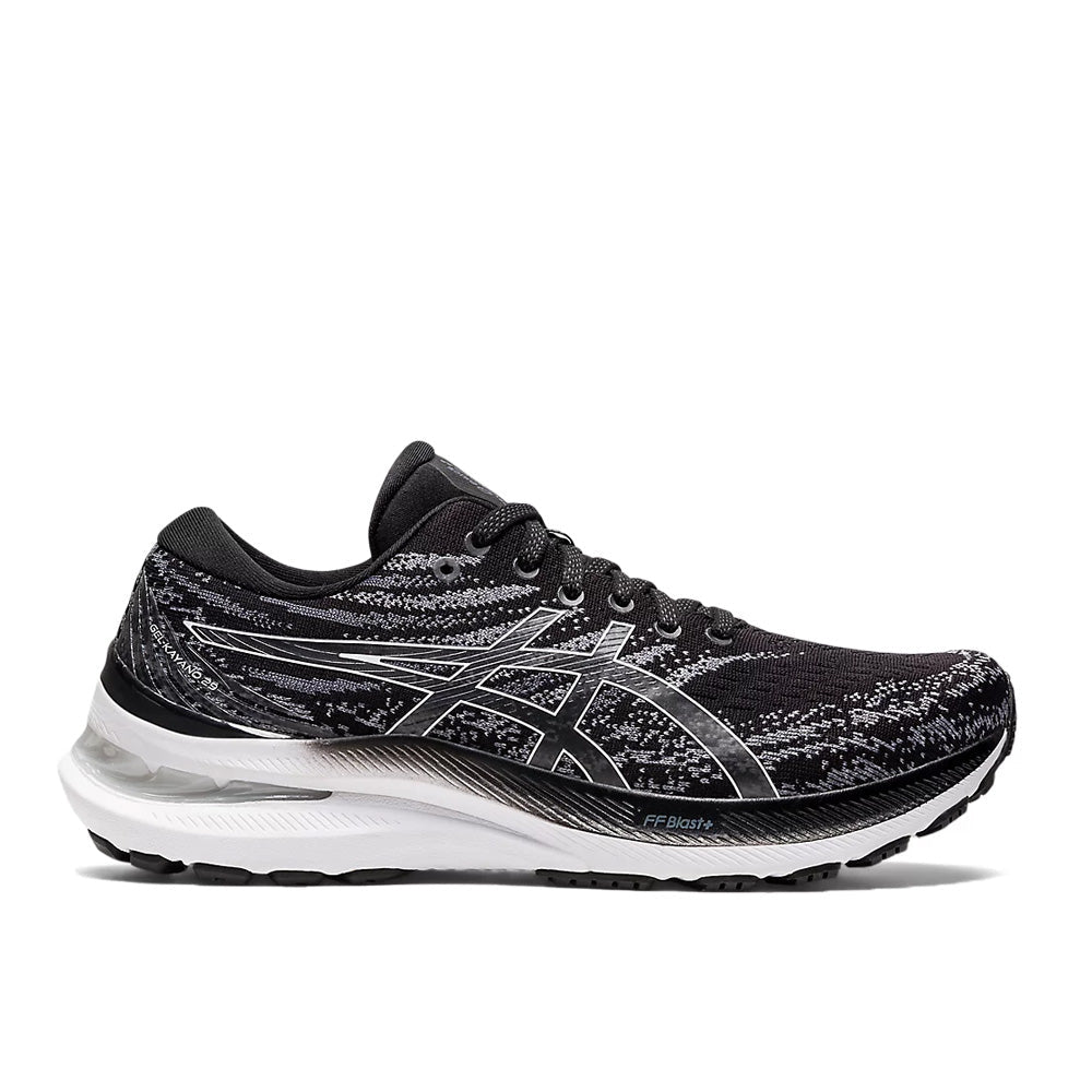 Women's Asics Gel-Kayano 29, Black/White, 6.5 D Wide