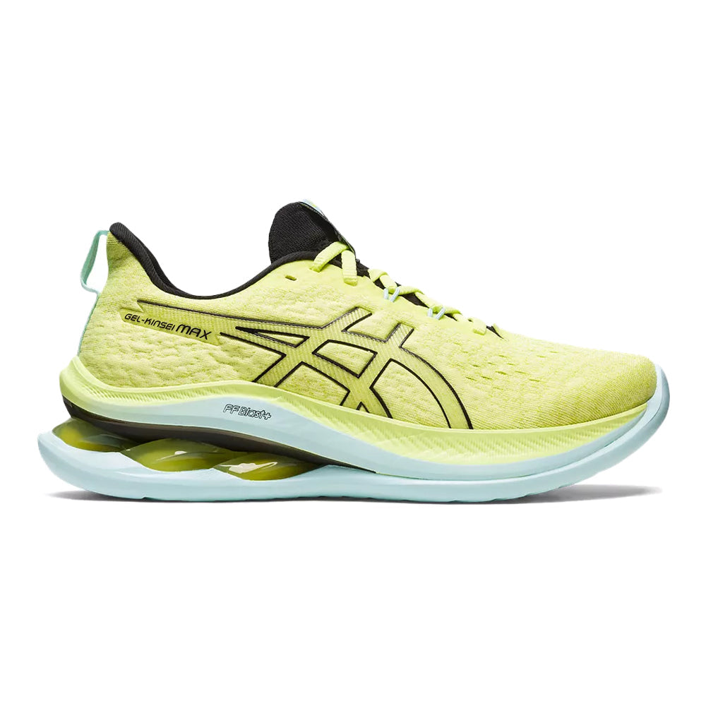 Women's Asics Gel-Kinsei Max, Glow Yellow/Black, 10.5 B Medium