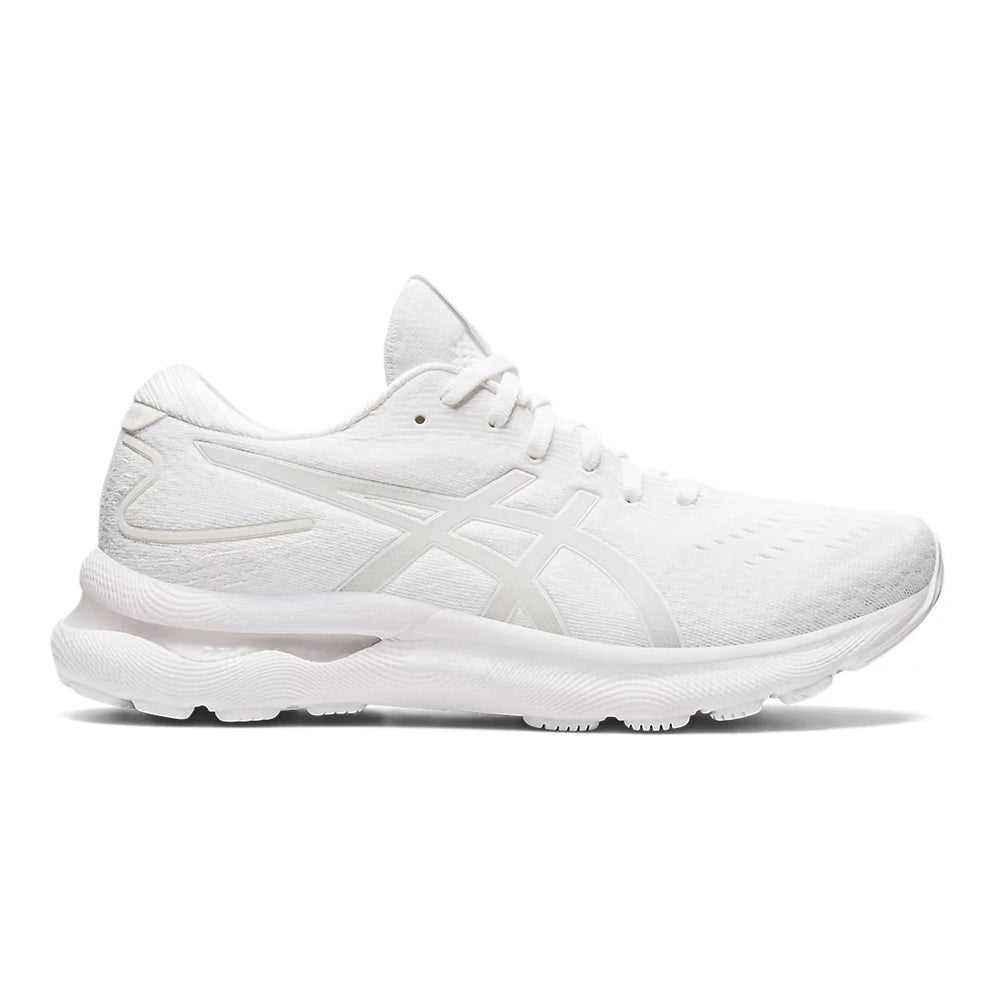 Women's Asics Gel-Nimbus 24, White/White, 11 B Medium