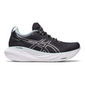 Women's Asics Gel-Nimbus 25, Black/Reborn Blue, 8.5 B Medium