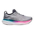 Women's Asics Gel-Nimbus 25, Sheet Rock/White, 10 B Medium