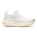 Women's Asics Gel-Nimbus 25, White/White, 11 B Medium