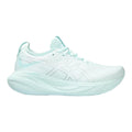 Women's Asics Gel-Nimbus 25, Soothing Sea/Pure Silver, 7 B Medium