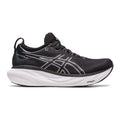 Women's Asics Gel-Nimbus 25, Black/Pure Silver, 8 B Medium