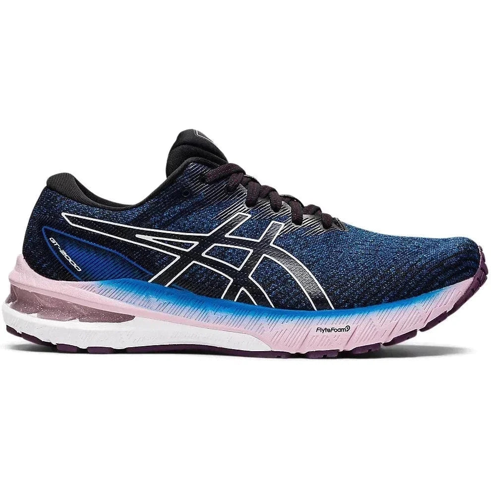 Women's Asics GT-2000 10, LAKE DRIVE/WHITE, 9 B Medium