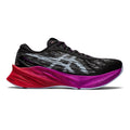 Women's Asics Novablast 3, Black/Soft Sky, 8.5 B Medium
