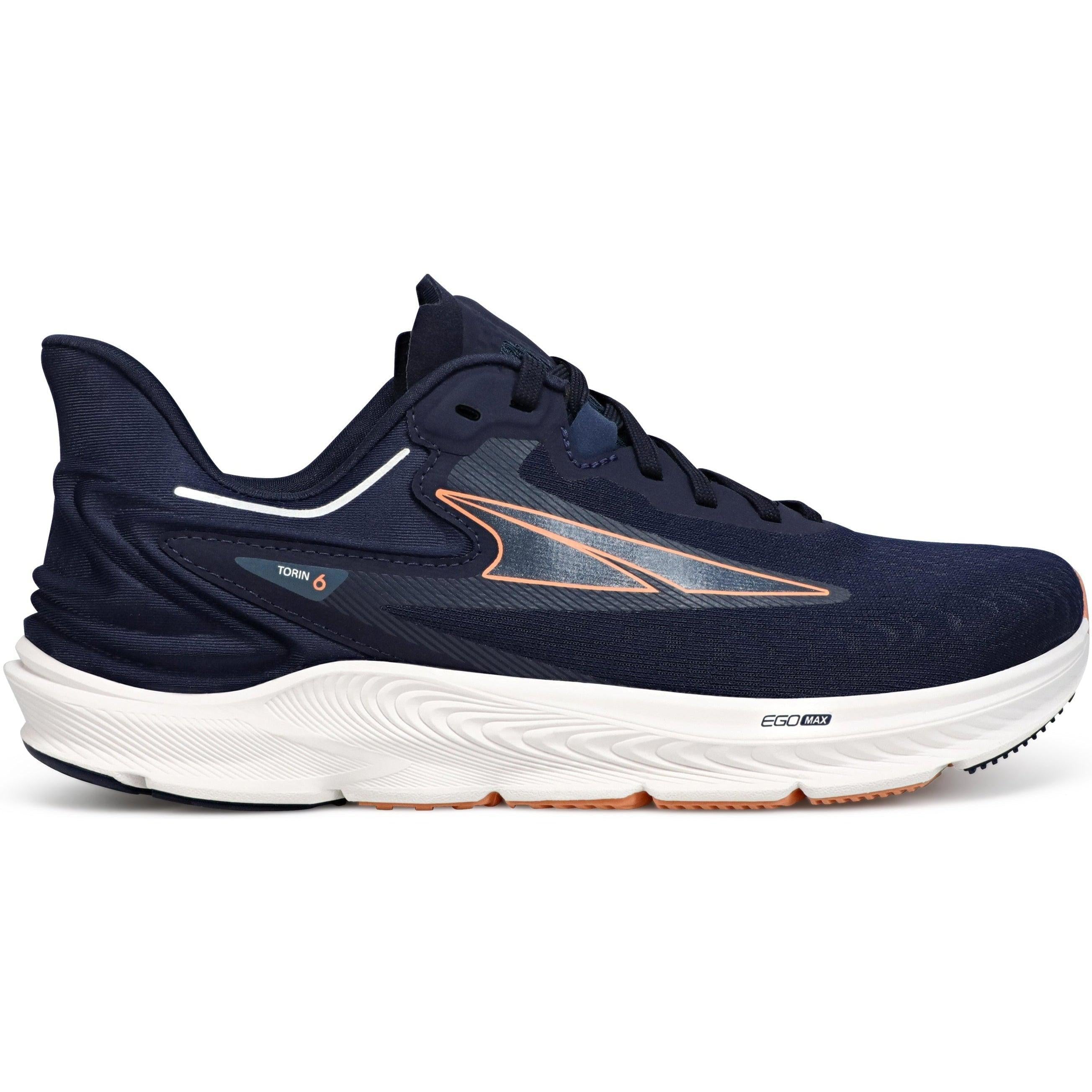Women's Altra Torin 6, Navy/Coral, 10.5 D Wide