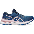 Women's Asics Gel-Nimbus 24, French Blue/Barely Rose, 10.5 B Medium