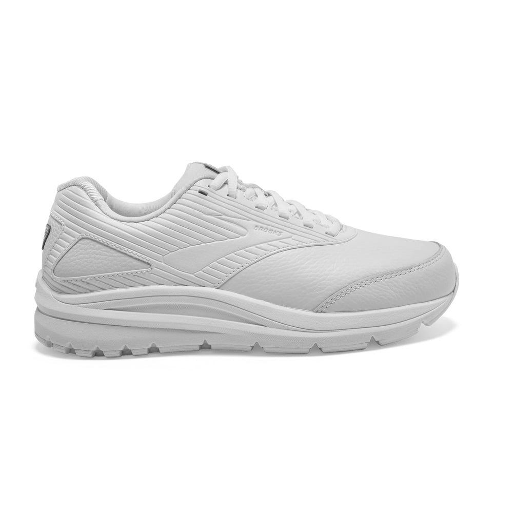 Women's Brooks Addiction Walker 2, White/White, 10 D Wide