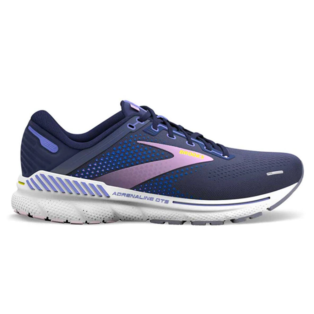 Women's Brooks Adrenaline GTS 22, Peacoat/Blue Iris/Rhapsody, 9.5 B Medium