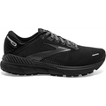 Women's Brooks Adrenaline GTS 22, Black/Black/Ebony, 12 D Wide