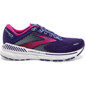 Women's Brooks Adrenaline GTS 22, Navy/Yucca/Pink, 8.5 B Medium