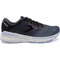 Women's Brooks Adrenaline GTS 22, Lavender/Black/Grey, 6.5 B Medium