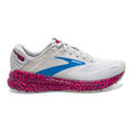 Women's Brooks Adrenaline GTS 22, White/Oyster/Brilliant, 6.5 B Medium