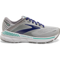 Women's Brooks Adrenaline GTS 22, Alloy/Blue/Green, 9 2E Extra Wide